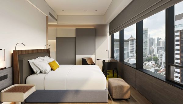 COMO Metropolitan Singapore will offer 156 rooms and suites with panoramic city views.