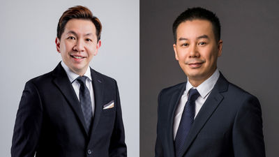HKTB’s incoming and outgoing Southeast Asia directors Martin Gwee (left) and Raymond Chan (right).