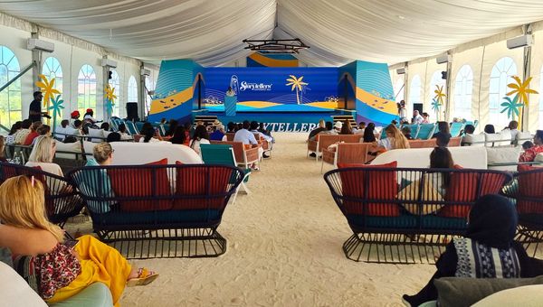 The permanent marquee tent at Crossroads Maldives hosted 70 storytellers who immersed in captivating discussions on authentic narratives, sustainable tourism, and transformative travel experiences.